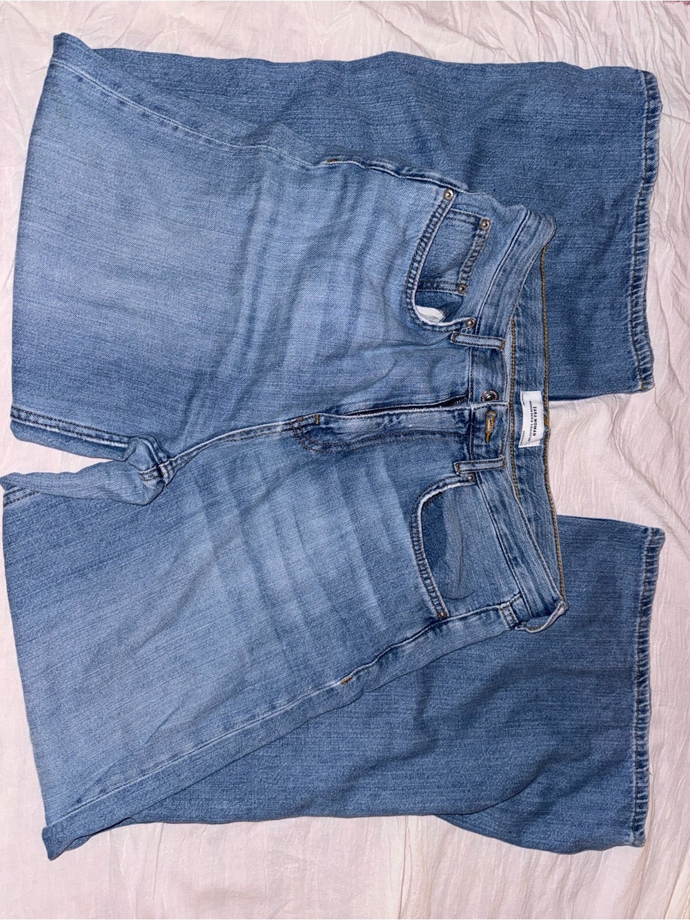 Zara Light Blue Straight-Leg Women’s Jeans